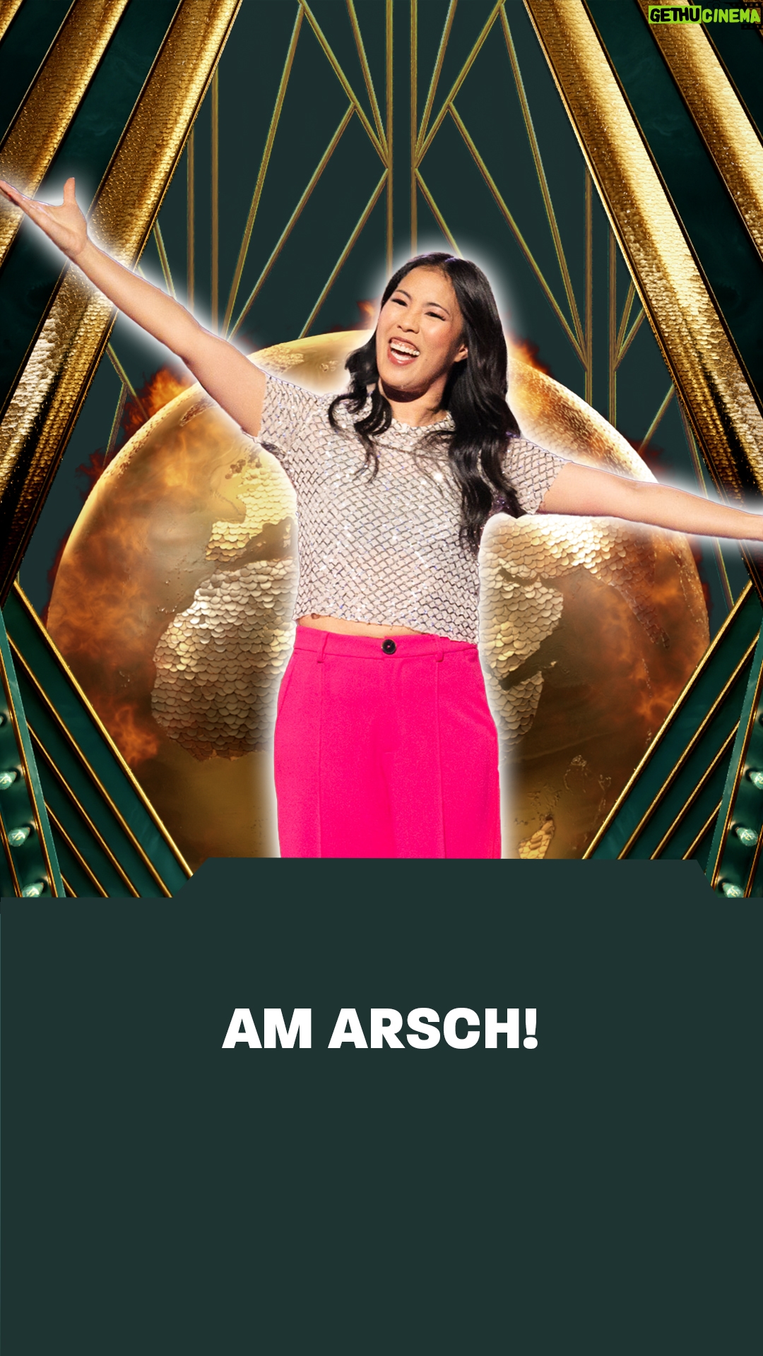 Mai Thi Nguyen-Kim - 27.8K Likes - Die Welt ist am Arsch. Und wir haben dazu den passenden Song. Glamour bis zur letzten Sekunde – ganz nach Uschi-Manier.

Das Staffelfinale von MAITHINK X: Die große Weltuntergangsshow – jetzt streamen auf @zdf.de

#maithinkx