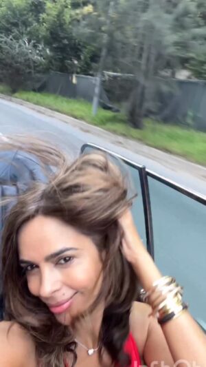 Mallika Sherawat Instagram - Cruising with my hair flying and the wind on my face — feeling Free. For a woman, freedom is a divine gift: freedom of mind, body, choices, and destiny ✨