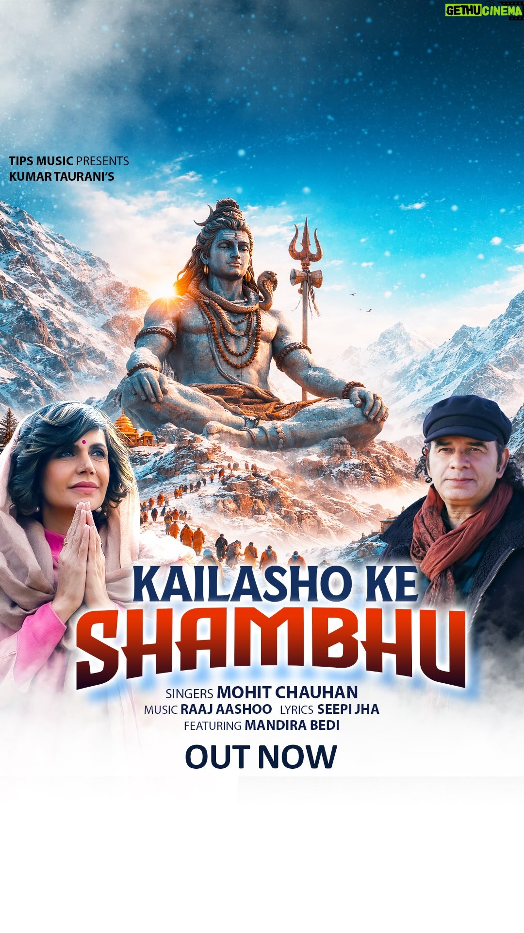 Mandira Bedi - 45.6K Likes - As the sacred Mahashivrati night approach, let devotion deepen and remembrance begin with this sacred dhun. 🙏🏻✨
Listen to the full song ‘Kailasho Ke Shambhu’ Out Now on @tips Official YouTube Channel. 

@kumartaurani
Artist: @mohitchauhanofficial
Featuring: @mandirabedi, #Paras
Music Composer: @raaj_aashoo
Lyricist: @seepeijhha

#TheMustHaveHits