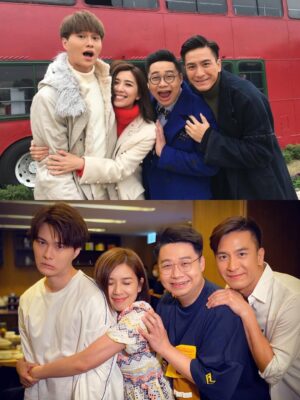 Mandy Wong Instagram - 多謝降魔的小隊嚟撐場！降魔Re- U 😘
@kennethmkm @hubertwu @fattung924 

#天下無不西之閨蜜 
#你地班友點解越嚟越後生
#終於見到小馬