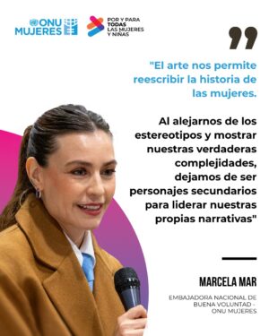 Marcela Mar Instagram - Innovación, empatía y narrativas que transforman. Así define su trabajo como Embajadora Nacional de Buena Voluntad de ONU Mujeres Colombia,  Marcela Mar.

Su trayectoria en el mundo artístico va más allá de la pantalla: es una voz que amplifica el potencial de mujeres y niñas, y que entiende, desde adentro, por qué avanzar en derechos no es opcional.

Hoy, en su cumpleaños, celebramos a quien cambia historias cambiando narrativas. 🎂

#PorYParaTodas