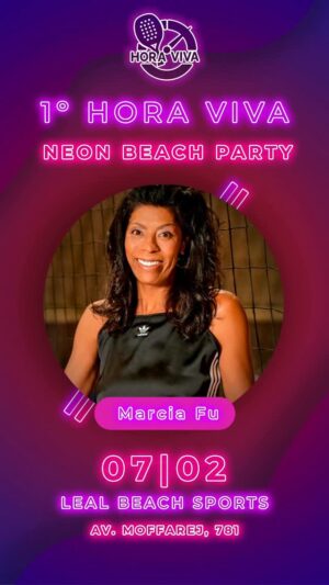 Márcia Fu Instagram - 7 de Fevereiro teremos uma grande festa Hora Viva Neon, com um show de luzes muita comida boa e drinks. E claro que a Queen não ficaria fora dessa! 🤩🤩🤩🎉🎉🎉🎉🎉🎾 Vem aí o 1º Hora Viva Neon Beach Party! 🎾🎉
Garanta seus ingressos no link dos stories ou la na pagina do @horavivabt e vem com a Queen e ainda jogar um beach Tenis!
Informações nos perfis dos organizadores!