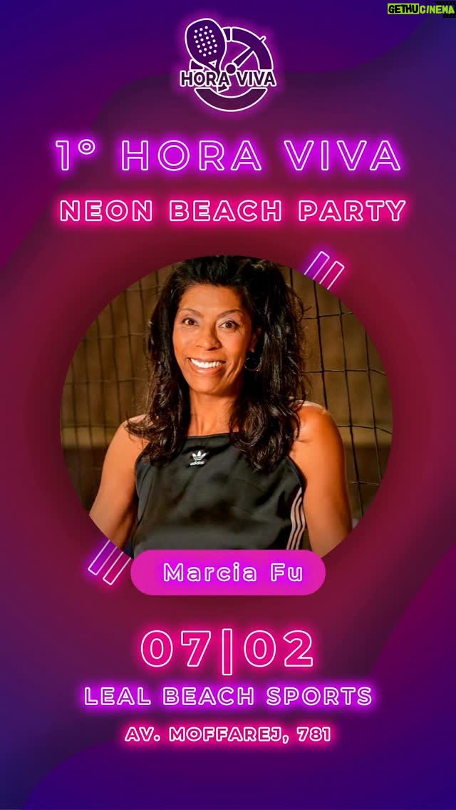 Márcia Fu - 238 Likes - 7 de Fevereiro teremos uma grande festa Hora Viva Neon, com um show de luzes muita comida boa e drinks. E claro que a Queen não ficaria fora dessa! 🤩🤩🤩🎉🎉🎉🎉🎉🎾 Vem aí o 1º Hora Viva Neon Beach Party! 🎾🎉

Garanta seus ingressos no link dos stories ou la na pagina do @horavivabt e vem com a Queen e ainda jogar um beach Tenis!

Informações nos perfis dos organizadores!