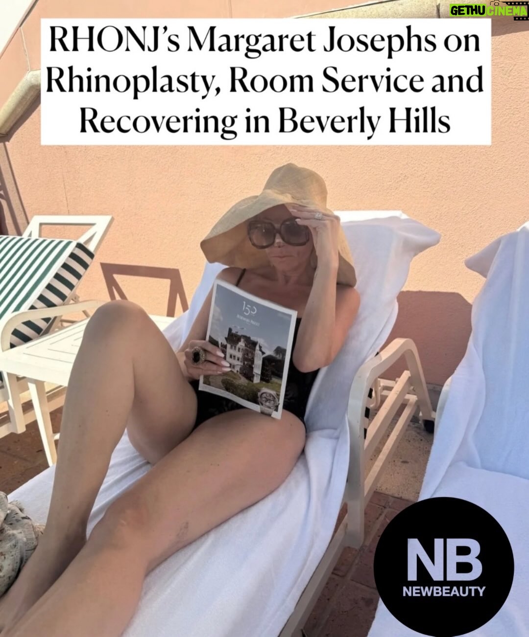 Margaret Josephs - 10K Likes - No one wants a droopy tip… some might call it a rhinoplasty I call it a “nasal rejuvenation”’😜 as I got older my tip started to droop as I smiled and I was really unhappy about it. When I was younger I never disliked my nose and could never imagine doing a nose job but with age the cartilage in my nose didn’t support my tip and it emphasized a slight bump in my nose also. Every photo of me I really noticed it and it bothered me. I went to @drgarymotykie for a slight tweak and now my nose fits my face so perfectly and no one can quite put their finger on why… not even my family members! I am a huge advocate for doing what makes YOU happy and feel your best. Thank you Dr Motykie for this subtle upgrade, it made such a huge difference to me 🙌🏼 Read the full article in @newbeauty and see photos of me scaring small children around the @bevhillshotel pool - best place to recover EVER
Thank you @tatianabido for this fab piece! 
Ps I also has fat transfer and stem cells on my face so as you swipe you’ll see the swelling, don’t freak out it 😂 it was to restore volume in the face too