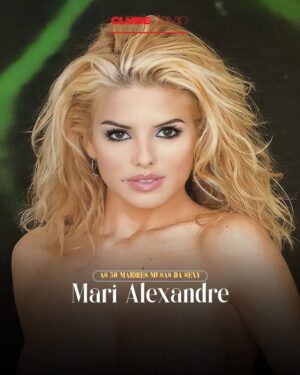 Mari Alexandre Instagram - 2ª Mari Alexandre

Quantas mulheres podem se orgulhar de ser referência de uma das maiores revistas masculinas que já existiu no país? Mari Alexandre é uma delas. Duas vezes estrela de edição de aniversário, diversos especiais, vídeos, foi clicada por praticamente todos os maiores fotógrafos do país… quer mais? Também é dona da edição mais vendida da história da SEXY, em Outubro de 2002, onde pela primeira vez, a concorrente bateu em vendas a revista masculina de maior circulação do Brasil. 
Mari é unânime, ela é aclamada, é endeusada como uma religião. Em uma das suas edições especiais, foi feito uma brincadeira, com 5 capas diferentes. Afrodite, Eva, Marilyn… era uma forma de dizer que não reclamaríamos de ter Mari mensalmente, em todas as edições do ano. É 10, é Mari Alexandre, é um mito.

Por: Neto Milani (@onetomilani)
Foto: André Wanderley
#marialexandre