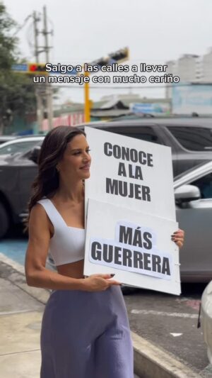 María Pía Copello Instagram - Salí a la calle con un mensaje simple, pero poderoso: recordarles a las mujeres lo valiosas que son.
#8M