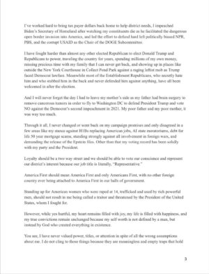 Marjorie Taylor Greene Instagram - My message to Georgia’s 14th district and America.
Thank you. 🇺🇸