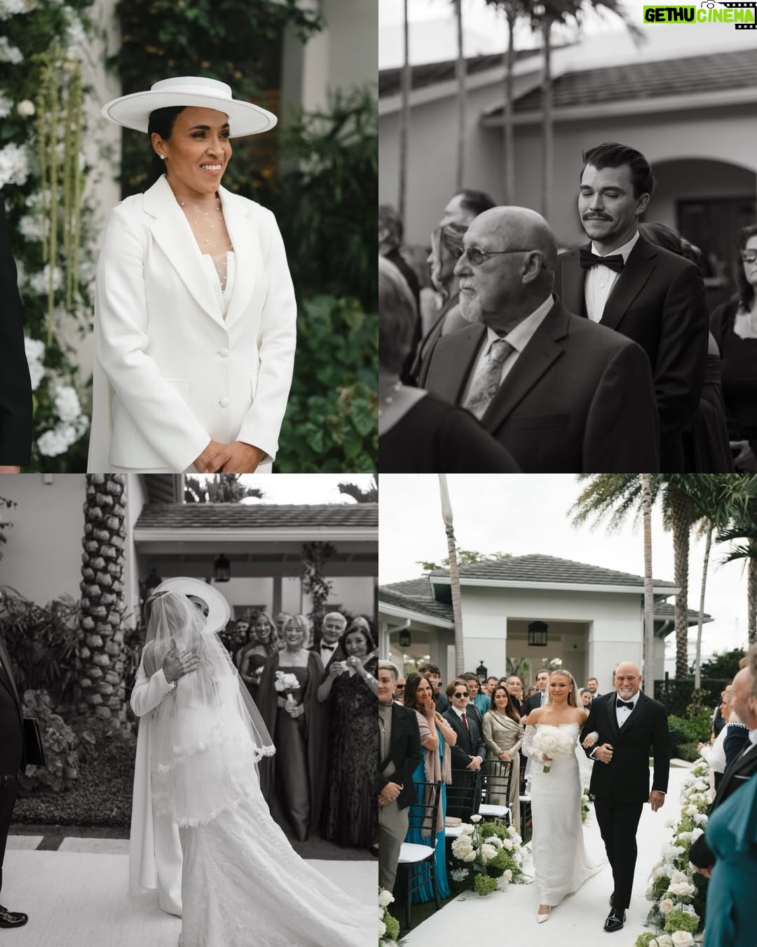 Marta - 163K Likes - Love is Love — the wedding day of @martavsilva10 & @carrie__lawrence surrounded by their favorite people ✨
⁣
Planner: @jcloss_events⁣
Photography: @kirnosphotography⁣
Venue: @pelicanclub_jupiter⁣
Florist: @nelumbo.us⁣
Marta’s Suit: @estudiocarlagaspar⁣
Shoes: @prada ⁣
Hat:@graciellastarling⁣
Carrie’s dress: @angelriverabride⁣
Video: @h2weddingfilms⁣
Hair & Make-up: @bronzeglowbeauty⁣
Rentals: @bossaeventrentals @allurepartyrentals⁣
Catering: @pelicanclub_jupiter⁣
Cake: @sweet_tiers_ ⁣
DJ: @djfabioneto⁣
Band: @electro-samba⁣
Photobooth: @thegalaphotobooth ⁣
Transportation: @mollystrolleyswpb