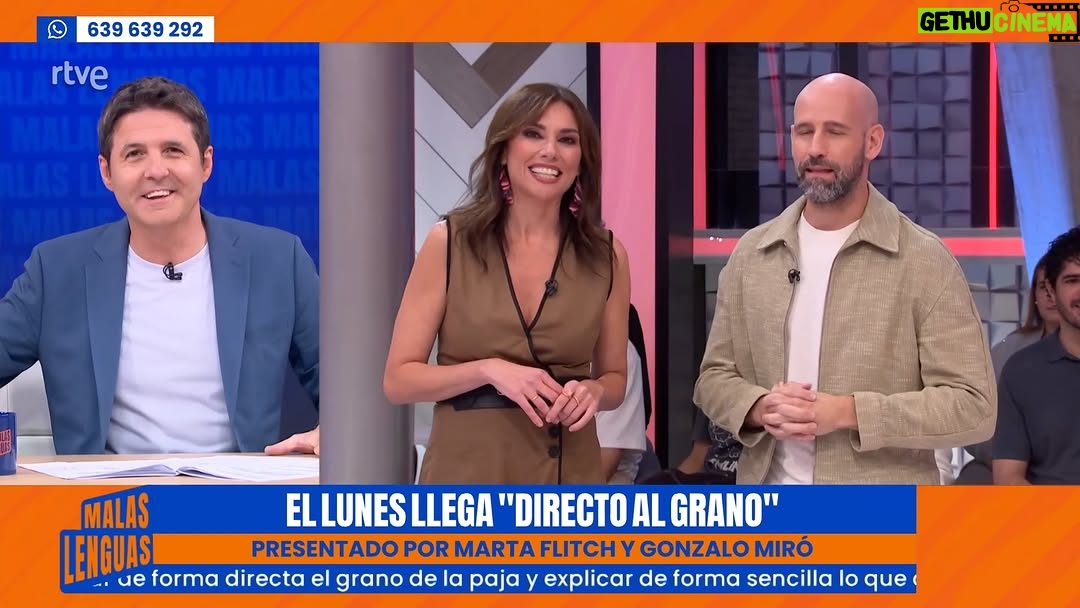 Marta Flich - 2.1K Likes - 🔴 El lunes arranca "Directo al grano" con Marta Flich y Gonzalo Miró a las 15:55h en La1

Y a partir del lunes, nueva temporada de #MalasLenguas 
🔵 De 17:30-19:30h en @la2_tve 
🟠 De 19:30-20:30h en @La1_tve