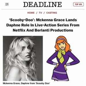 Mckenna Grace Instagram - Oh my jeepers😭💜 I can’t believe life is real I could cry all over again just looking at this announcement. So thankful, SO excited. 🚙🔎💜