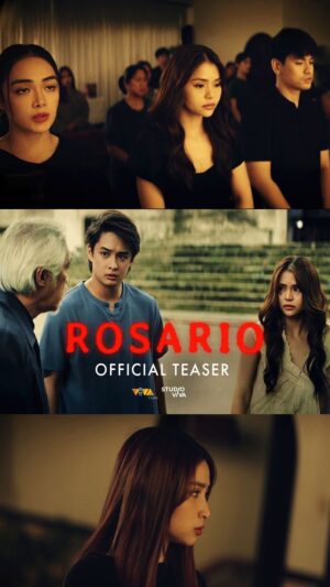 Meg Imperial Instagram - Kapag hindi mo pinutol, SUSUNOD KA NA!
From the director of ‘MARITA’ and ‘NANAY, TATAY’, Roni S. Benaid comes a new horror movie based on a Filipino superstition. Starring Aubrey Caraan, Jairus Aquino, Lance Carr, Meg Imperial, Yumi Garcia, Suzette Ranillo, Rose Van Ginkel, and Bernadette Allyson.
Putulin ang “ROSARIO” this APRIL 22 Exclusively In Cinemas!
#Rosario #RosarioMovie