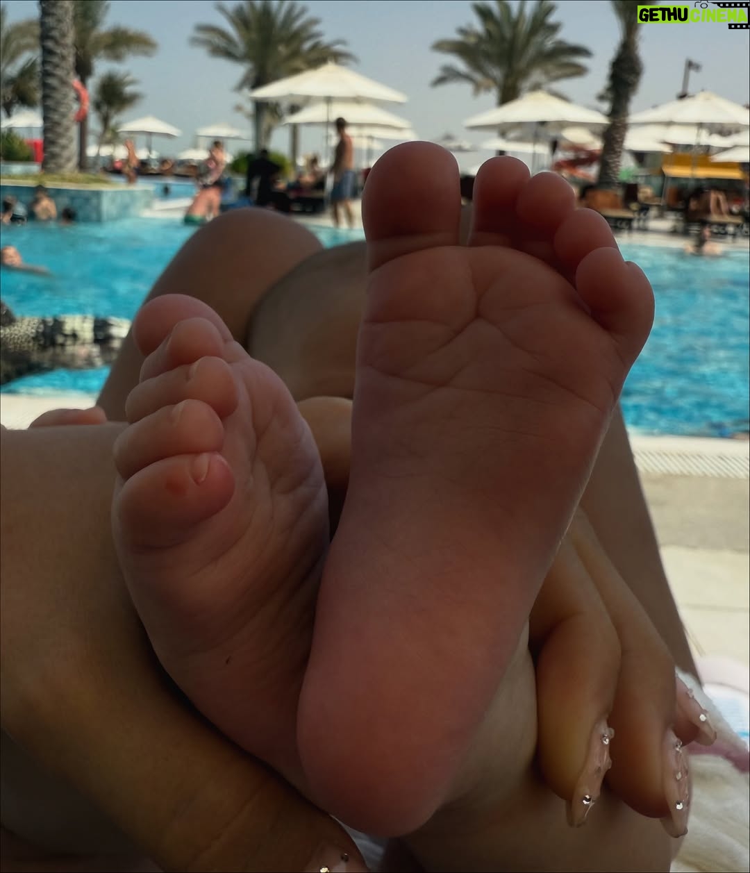 Megan Thomson - 1.7K Likes - Cece’s first passport stamp 🇦🇪