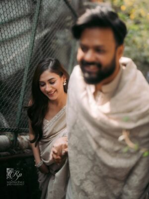 Mehazabien Chowdhury Instagram - We grew up together.
We fought the world together.
14 years later, 1 year married
and I’d still choose you in every lifetime.

Captured by @umer.aiman.khan | @reminiscence_photography
Makeover by @zahidkhanbridalmakeover 
Wearing @guzel_bd | @anzara.official 
Location @boithok.cafe