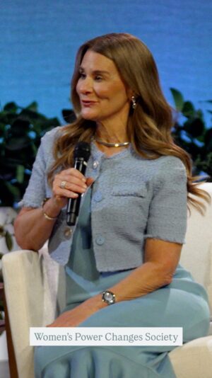 Melinda Gates Instagram - Unlocking women’s power changes everything.
 
In our homes. 
In our workplaces. 
In our communities. 
In the rooms where laws are passed. 
And at the tables where decisions are made.