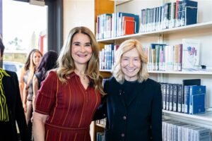 Melinda Gates Instagram - Thank you to the @rmwritersfest for inviting me to talk about my book, The Next Day, with the iconic @doriskgoodwin last week. ❤️