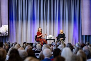 Melinda Gates Instagram - Thank you to the @rmwritersfest for inviting me to talk about my book, The Next Day, with the iconic @doriskgoodwin last week. ❤️