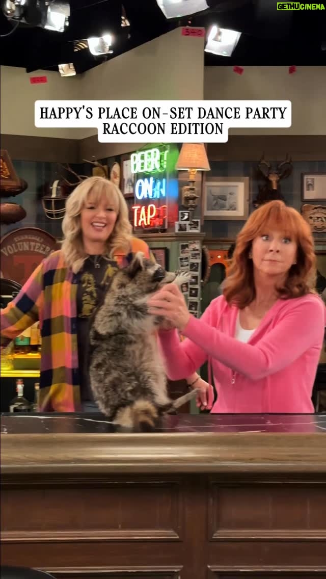 Melissa Peterman - 16.8K Likes - The #HappysPlace set is a 24/7 dance party and this was one of my favorites from the season so far 🦝 You can catch up on all of Season 2 including Friday night’s brand new episode on @Peacock now: link in bio!