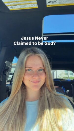 Mia Dinoto Instagram - People say “Jesus never claimed to be God.”
But His own words say otherwise.

• “Before Abraham was, I AM.” — John 8:58
• “I and the Father are one.” — John 10:30
• Forgiving sins. — Mark 2:5–7
• Accepting “My Lord and my God.” — John 20:28

The question isn’t did Jesus claim to be God.
The question is, do you believe Him?