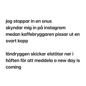 Mia Skäringer Instagram - ☕️🏃🏻‍♀️‍➡️🕳️