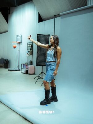 Micaela Vázquez Instagram - BTS — @micavazquezok ✨

#Luzu2026