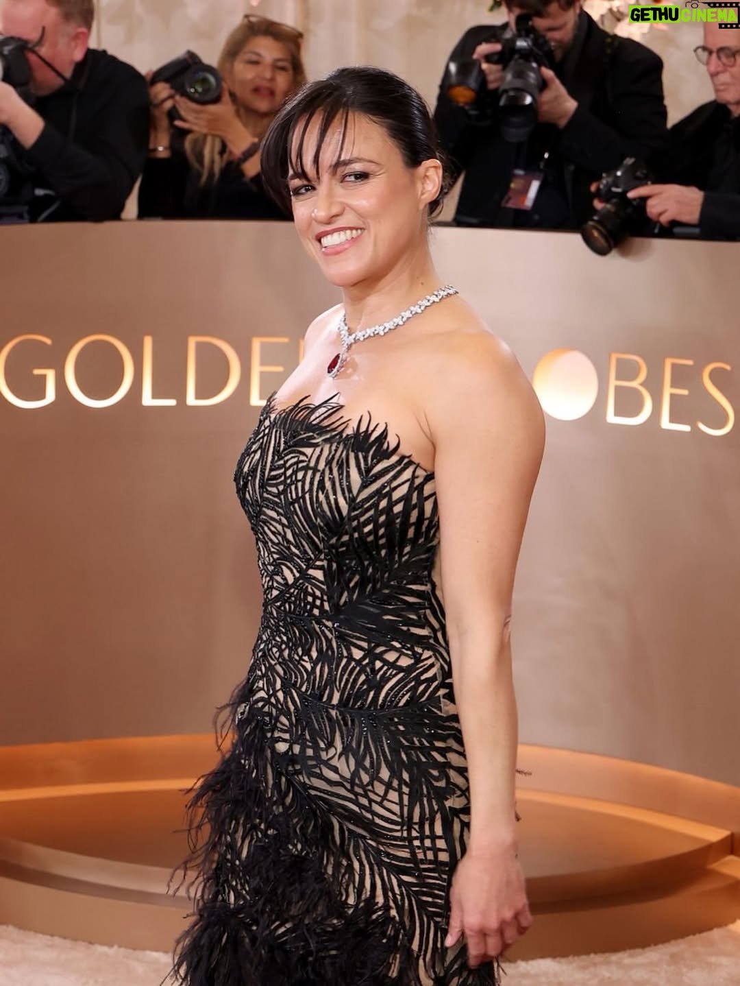 Michelle Rodriguez - 151.7K Likes - @goldenglobes 2026 Congratulations to all the winners ! In @oscardelarenta @pasqualebruni #GoldenGlobes
