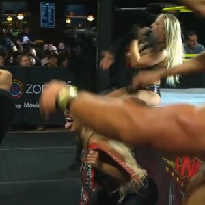 Mickie James Instagram - TNA Knockouts legend Mickie James interrupts The Elegance Brand’s celebration!

#tnanosurrender #tnawrestling #mickiejames