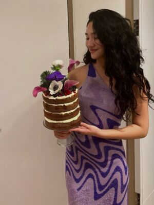 Minnie Mills Instagram - 24! ♒️

big big thank you to @sushishinnyc for coming over and treating my friends and I to a wonderful omakase dinner, it was truly so special :)

And ofc thank you to my sister for baking a beautiful cake 🥀

&& @oliviachristensensalon for long locks ;)