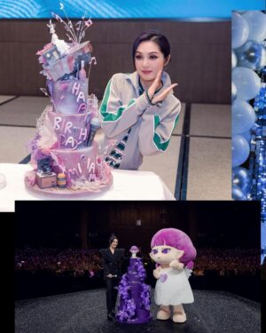 Miriam Yeung Chin-Wah Instagram - .
不知從何說起🥳
感恩、感激、感謝
祝福所有朋友平安喜樂
身體健康
新的一年重新出發
繼Live MY Life🍾
#可惜我是水瓶座
#LiveMYLIVEWorldTour2026