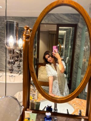 Mondera Chakroborty Instagram - Polishing my spirit,not just my jewels 🤍💫 #fairy #white #mondera #peace #ilovemyself 💫