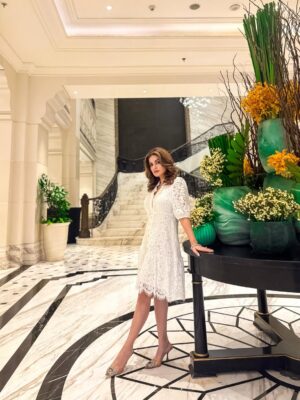Mondera Chakroborty Instagram - Polishing my spirit,not just my jewels 🤍💫 #fairy #white #mondera #peace #ilovemyself 💫