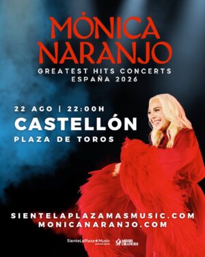 Mónica Naranjo Instagram - ¡Nueva fecha confirmada! 🙏🏼🙏🏼🙏🏼❤️❤️❤️

Castellón!! Nos vemos el 22 de agosto!!

Entradas disponibles en: sientelaplaza.com y monicanaranjo.com