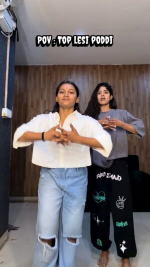 Mridhula korapati Instagram - Expect the unexpected 💃🏻🔥 our type of #jodiareyoureadyseason3 atrocities 😅
#mridhulakorapati #harshithaachari