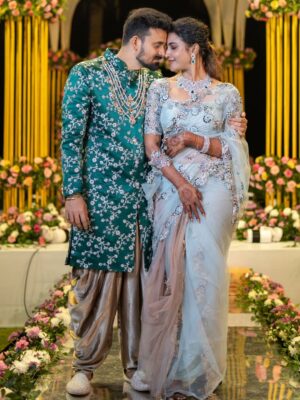 Myna Nandhini Instagram - உன்னோடு நானும் ❤️❤️❤️❤️❤️ #love #foryou #forever #lovestory

Decor - @zigzagdecors
Dress - @thorkal_couture
Makeup - @jeevithamakeupartistry
Jewels - @nacjewellers
Photography - @oncemore.photography 
Hairstylist - @mani_stylist_
Saree drapist - @pleats_drapes
Location - @vgpheritagevenues