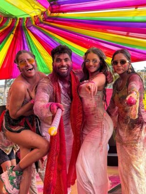 Natalia Janoszek Instagram - Happy Holi!🌈