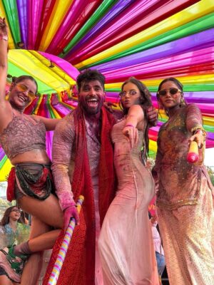 Natalia Janoszek Instagram - Happy Holi!🌈