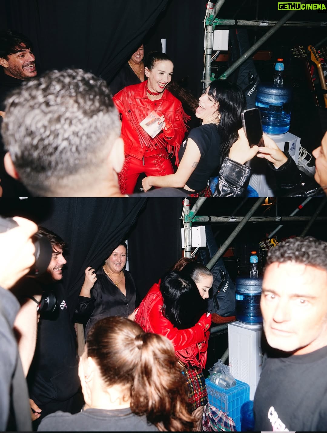 Natalia Oreiro - 155.1K Likes - Épico show anoche de @lali en Montevideo.
Una locura acompañarte de sorpresa en mi tierra.
Gracias por cumplir sueños, nuestras niñas interiores estaban felices 👯‍♂️❤️‍🔥🎵
Mucha admiración para vos y todo tu equipo, y un público inolvidable en una noche mágica!

📸 @_brunoimanol 
@castillosfernando 
@vivistallone 
@domaleatherar 
@mariacherargentina 
@ghoda.uy 
@luligemelli
@diegoalfonsouy