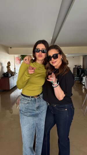 Neelam Kothari Instagram - @neelamkotharisoni did it first in ’88,
We’re just trying to keep up in 2026😜🐊