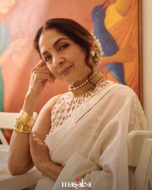 Neena Gupta Instagram - @neena_gupta in House of Masaba sarees.

To each, her own. 
Because the most powerful thing a woman can be is exactly who she is.