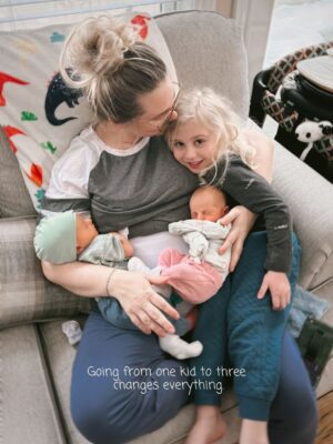 Nicole Franzel Instagram - My postpartum journey this time around is a bit more difficult. My c-section incision is much larger & more painful, and my breastfeeding journey is more tiring with two. I’m falling short, like super short, in the expectations I have for myself. My body has never looked so foreign to me. I wake up drenched in night sweats for every feeding through the night. I am riddled with fear of something happening to my babies. I want to keep my strong bond with Arrow and make sure he still feels so special. There is a lot to postpartum and every postpartum experience is different. Postpartum healthcare should be a priority. We should take care of mothers when they are most vulnerable.