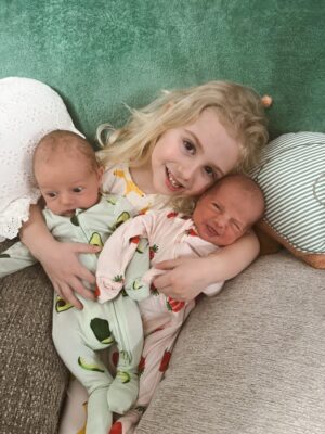 Nicole Franzel Instagram - our sweet babies 🥑🍓🍌
