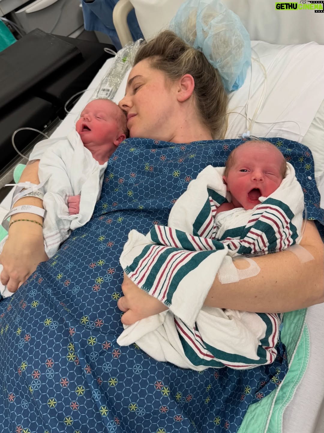 Nicole Franzel - 74.2K Likes - Raw hospital files 🥰 twin edition 🩵🩷

Our hospital stay had some unexpected twists and turns but we are all home and healthy! We are happy to share more of our journey but for now here’s some photos in chronological order of our stay.