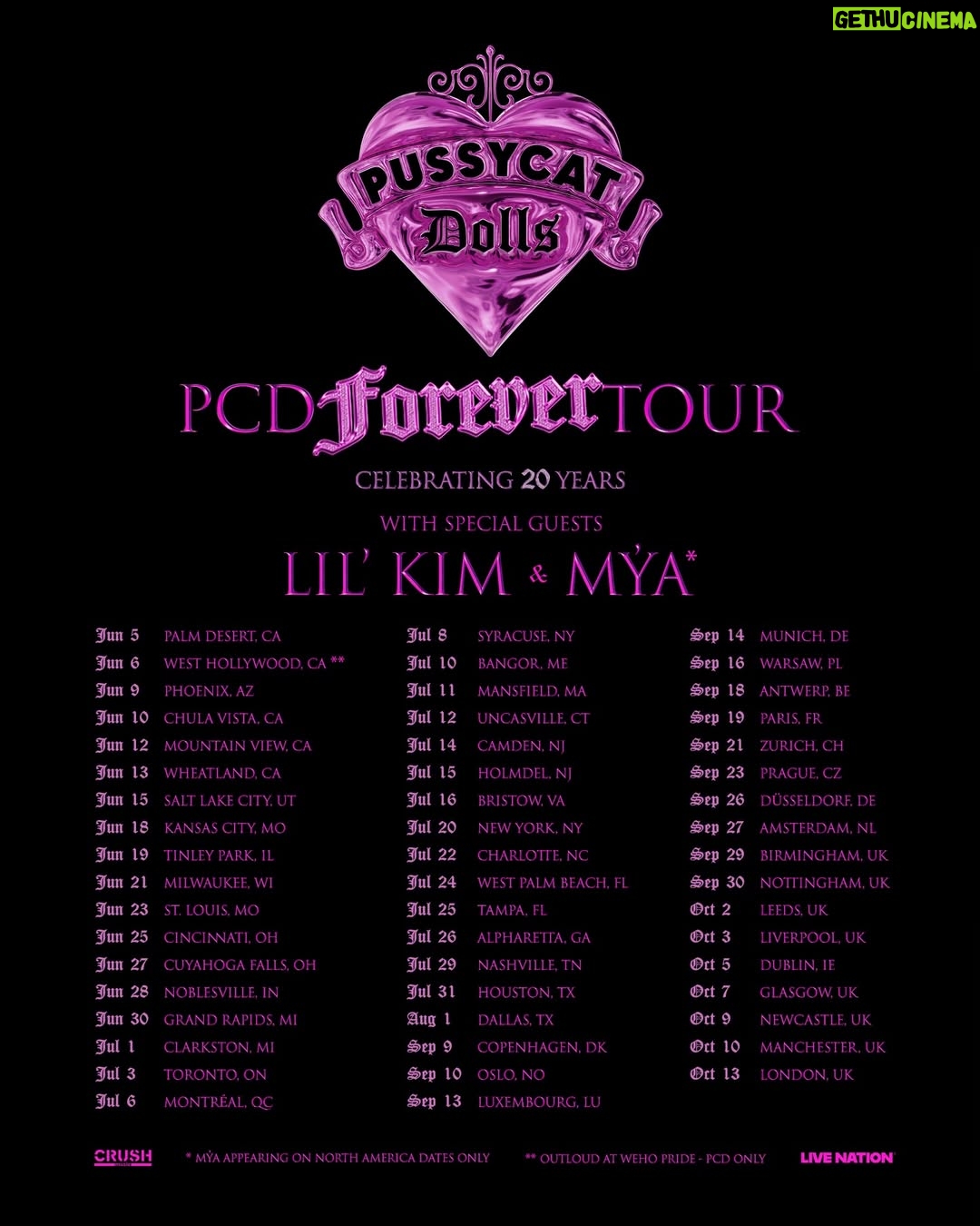 Nicole Scherzinger - 117.2K Likes - See you soon, dolls 💋 Sign up for presale on pcdforever.com
