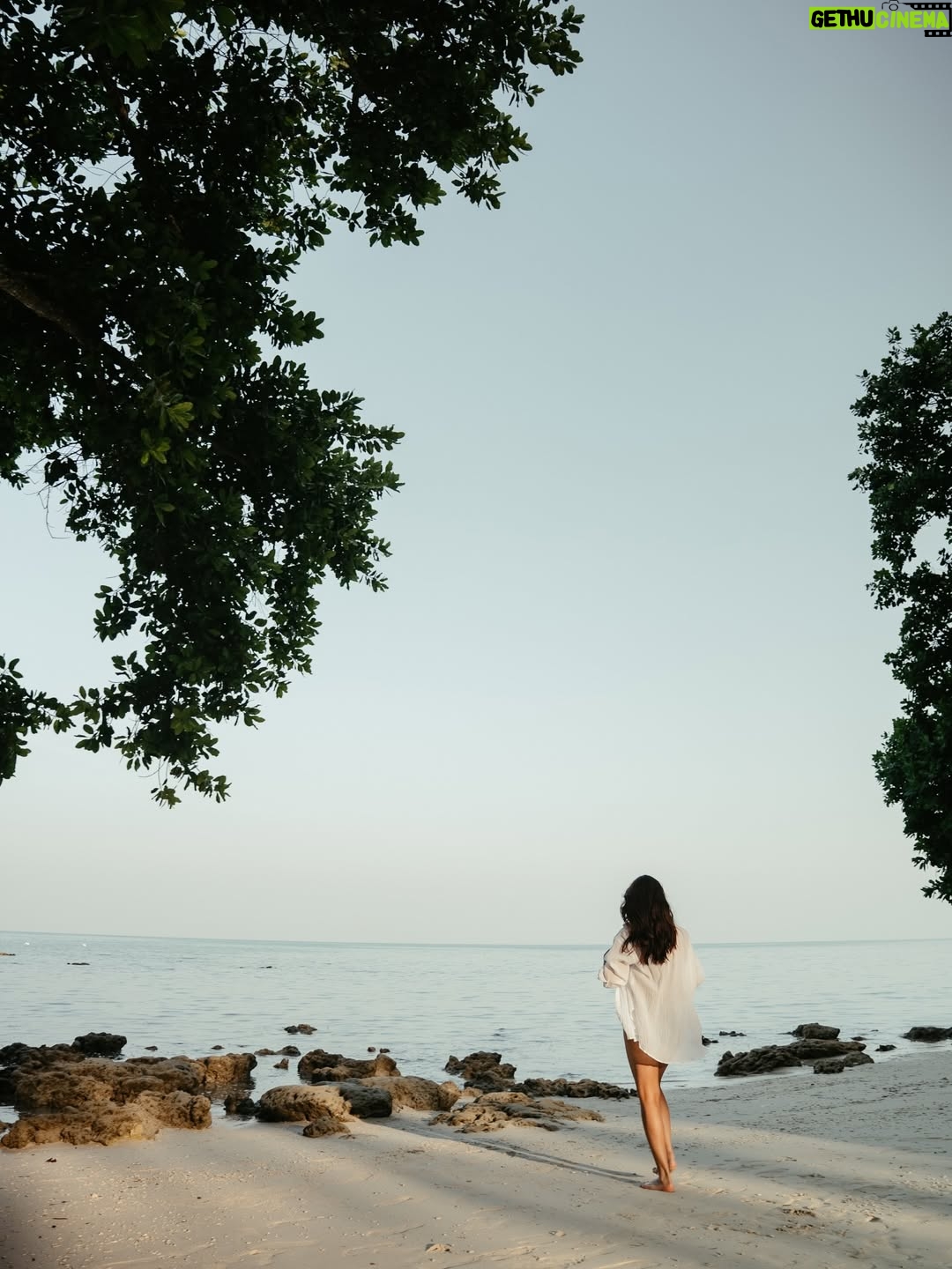 Nikita Dutta - 159.5K Likes - Sun. sea and salt air with some messy hair 🌊 🌅 🫶
.
.
📍: @tilarsiro_cghearth 
#Andamans #Havelock #Island