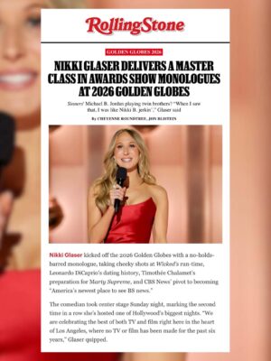 Nikki Glaser Instagram - the best job with the best people