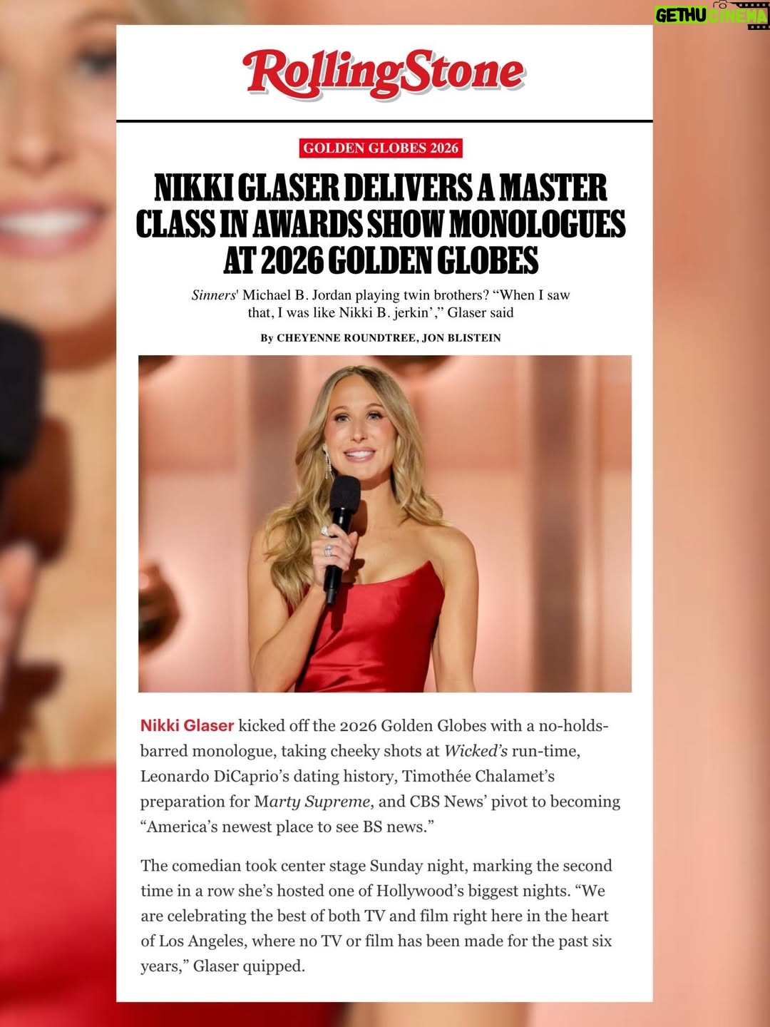Nikki Glaser - 95.6K Likes - the best job with the best people