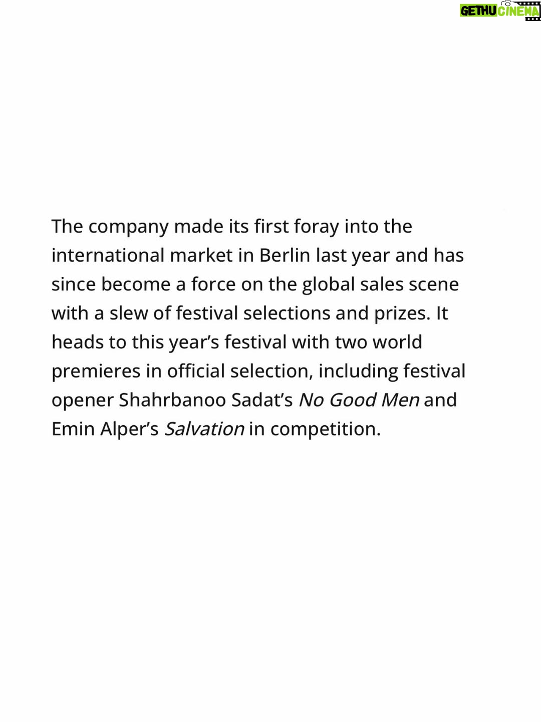 Nisrin Erradi - 157 Likes - STRAWBERRIES, the upcoming project directed by Laila Marrakchi, will be part of the European Film Market in Berlin.
At Fasten Films, we’re glad to be involved in this story alongside @montfleuriproduction , Lumen and Mirage Films. 🍓