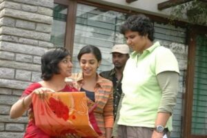 Nithya Menen Instagram - ‘Ala modalaindi’ means ‘And so, it began’ or ‘That is how it started’ . 
The ‘leela’ of the Universe I guess, giving me a movie named like that. A movie where it all really began. 
@nandureddyy and I talk all the time about what it was like back then. Nobody knew who we were , nobody cared. Most people didn’t understand at all what we were trying to make. We were attempting to make a rom com, which I think until then was not done at all in Telugu , and most other languages as well. So no one cared. 
We went to Irani Chai most days after shoot and just chilled there until late, ate Subway sandwiches for lunch. I even remember our orders- Nandu’s , Nani’s and mine . It was the exact same order everyday. 
We improvised so much on the spot. Rewrote scenes 15 mins before shooting it. 
It was amazing. No pressure. None of us was ‘somebody’ , so we did what we wanted. We were fully ourselves. 
One day we stopped at a tiny Subway outlet by the side of a very busy road to pick up lunch before shoot. And Nandini told me to go inside and get it. “You won’t be able to walk freely into any restaurant like this any more. Go buy it yourself “ she said. 
It sounded absurd to me. It never, ever , ever occurred to me that I could be recognised one day or that people might want to see me. I didn’t really want it. My plan was to do small off beat films , be relatively unknown , be free, take walks , sit in cafés by myself and read …. BUT . then . came . Ala Modalaindi .  And nothing . was the same ever again . 
Alaaaa modalaindi… :) 
And so , it began indeed . 🌟🤎

A perfect 1st post of this New year , and a perfect full circle to a long and eventful 15 year journey. Onto bigger and better things, more closer to heart . 

15 years of Ala Modalaindi ! 
@nandureddyy @damukanuri @nameisnani @rohinimolleti @pragstrong @kalyanimallik72 @snigdha.nayani @ponyprakashraj