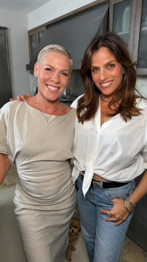 Noa Tishby Instagram - It’s the first night of Hanukkah, and we are heartbroken by the news coming out of Bondi Beach, where Jews were murdered while lighting the Hanukkah menorah. 

Tonight, @Pink and @NoaTishby light the first candle and talk about Jewish identity, resilience, and the antisemitism P!NK faced growing up. In moments like this, the meaning of Hanukkah and the decision to keep lighting candles feels especially heavy and especially important.

We are holding the Jewish community around the world close tonight.

Tune in every day at 11am ET throughout all 8 nights of Hanukkah to see who joins next. #BringOnTheLight 🕎

——————

An Eighteen production directed by @YoavDavis, videography @bdean201, edit by @assaf_drori