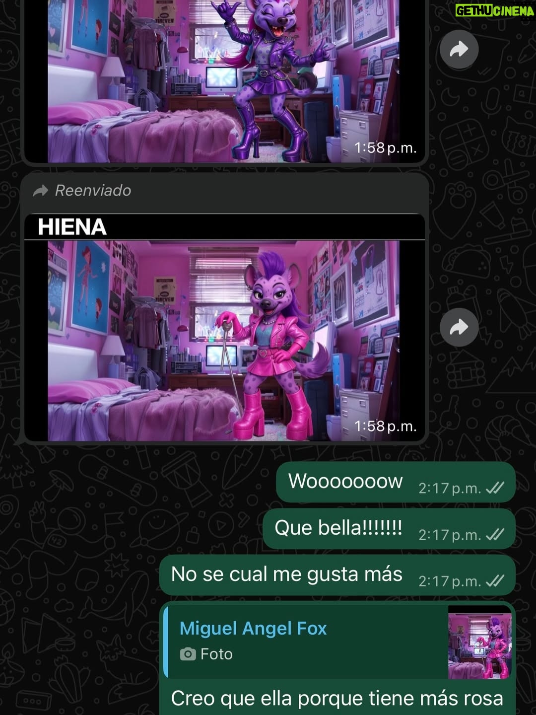 Oka Giner - 161.4K Likes - Estar en @quieneslamascara es de las cosas más bonitas que he hecho en mi carrera. Es irónico porque a pesar de llevar una máscara puesta lo que me mantenía dentro de la competencia es haberme quitado la mía desde adentro. Hienyfer me permitió ser más yo que nunca, volver a dejar que la niña Oka se divirtiera. A pesar de no poder respirar dentro del traje 😂 la satisfacción cada vez que el público la regresaba a la competencia era algo que me llenaba el corazón. 

Gracias @foxmuller29 por la oportunidad. Como te lo dije en persona: cada vez que el teléfono suena con tu llamada, yo sé que viene solo diversión. Gracias por regalarme esto. 

A mi maestro de canto, a los productores musicales, al equipo de vestuario y a todo el crew que hacen que la magia ocurra. GRACIAS!! 

A mi familia 🩷 en la tierra y en el cielo. 

Y a ustedes público por recibir con tanto amor dentro del programa a Hieny. Toda esta experiencia es única e irrepetible y mi corazón está feliz de haberlo vivido. 

Hasta siempre HienyFer! GRACIAS por todo lo que me dejas. Te prometo divertirme siempre! Ja Já!! 🩷🩷🩷🩷