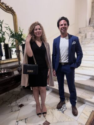 Olfat Omar Instagram - I was delighted to meet my friends and a constellation of stars at yesterday's reception hosted by the Turkish Embassy at the residence of the Turkish Ambassador, Mr. Salih Mutlu Şen. Thank you, Your Excellency, for the invitation. @salehmutasim